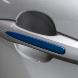 Aplique Manilla Puerta Azul Metalico