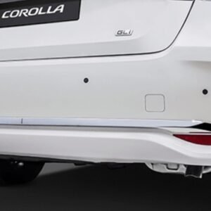 Aplique Cromado de Parachoque Trasero